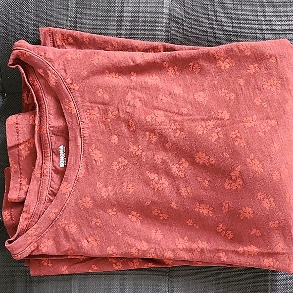 Sonoma The Everyday Tee long sleeve floral tee - Picture 11 of 11